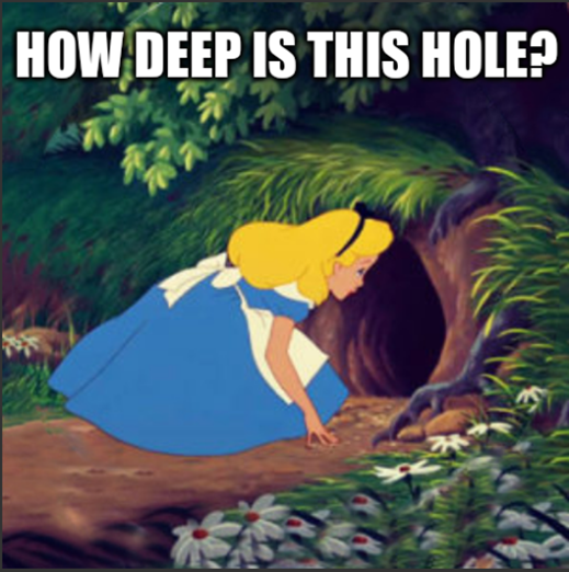 How deep is this hole?
