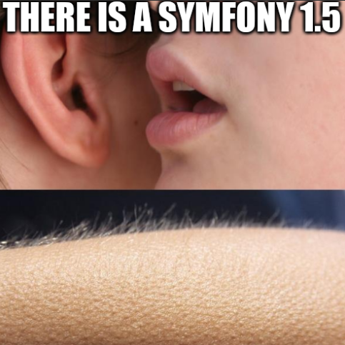 There is a symfony 1.5